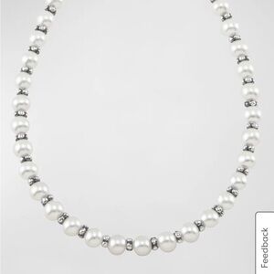 LAGOS Sterling Silver & Pearl Necklace